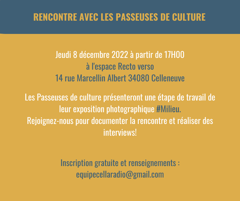 Reportage Passeuses de culture